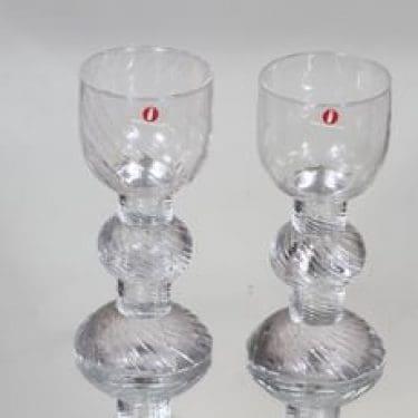 Iittala Ritari lasit, 9 cl, 2 kpl, suunnittelija Timo Sarpaneva, 9 cl
