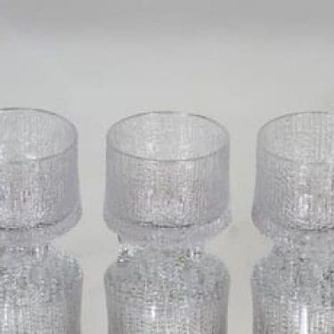 Iittala Ultima Thule lasit, 14 cl, 3 kpl, suunnittelija Tapio Wirkkala, 14 cl