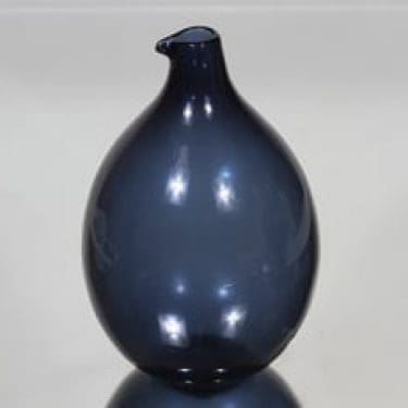 Iittala Lintupullo i-401 koristepullo, 3 cl, suunnittelija Timo Sarpaneva, 3 cl, pyöreä, signeerattu