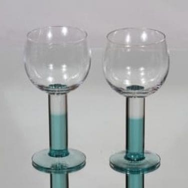 Nuutajärvi Mondo lasit, 28 cl, 2 kpl, suunnittelija Kerttu Nurminen, 28 cl