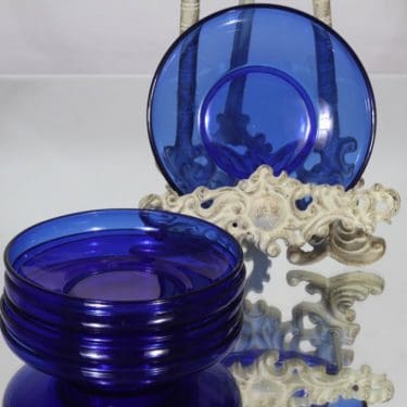 Kumela lautaset, sininen, 6 kpl, suunnittelija , pieni