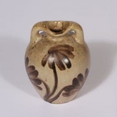 Kupittaan savi 391 maljakko, käsinmaalattu, suunnittelija , käsinmaalattu, pieni, signeerattu