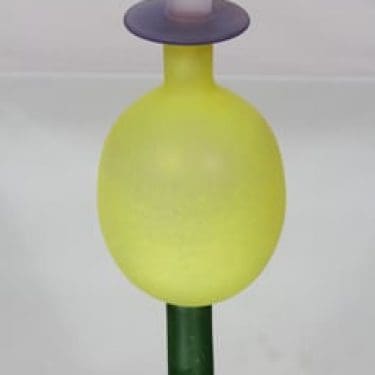 Nuutajärvi Pro Arte taidelasi, Oz, suunnittelija Oiva Toikka, Oz, monivärinen, hiekkapuhallettu, signeerattu