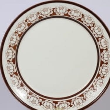 Arabia Katrilli vati, ruskea, suunnittelija Esteri Tomula, suuri, serikuva