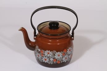 Finel kahvipannu, 1 l, suunnittelija , 1 l, serikuva, kukka-aihe