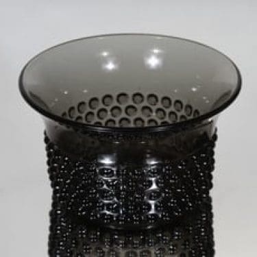 Nuutajärvi Näppyläkulho kulho, harmaa, suunnittelija Saara Hopea,