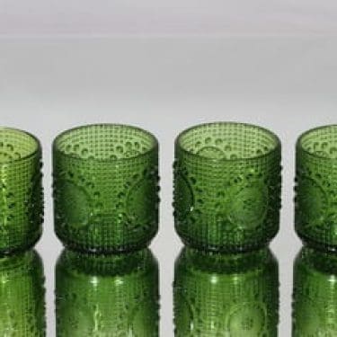 Riihimäen lasi Grapponia juomalasit, 16 cl, 4 kpl, suunnittelija Nanny Still, 16 cl, pieni