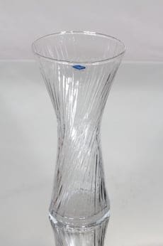 Nuutajärvi Vilja maljakko, kirkas, suunnittelija Oiva Toikka, suuri