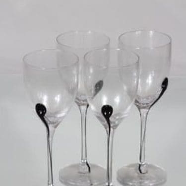 Nuutajärvi Taika viinilasit, 23 cl, 4 kpl, suunnittelija Heikki Orvola, 23 cl