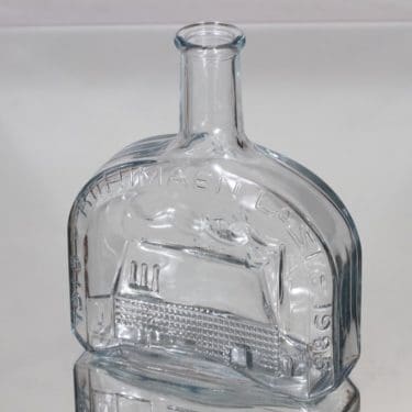 Riihimäen lasi koristepullo, Riihimäen lasi 75 vuotta, suunnittelija , Riihimäen lasi 75 vuotta