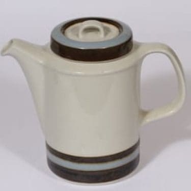 Arabia Suvanto kahvikaadin, 1.33 l, suunnittelija Ulla Procope, 1.33 l, raitakoriste