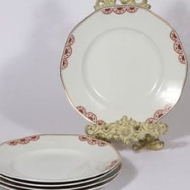 Arabia Timo lautaset, matala, 5 kpl, suunnittelija , matala, painokoriste