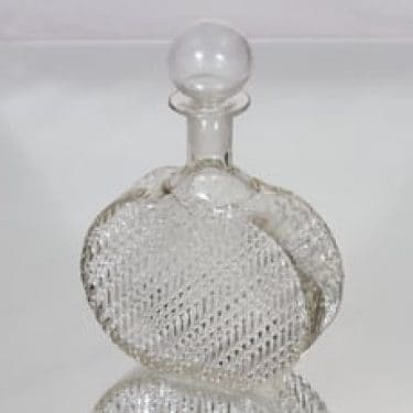 Riihimäen lasi Flindari karahvi, 50 cl, suunnittelija Nanny Still, 50 cl