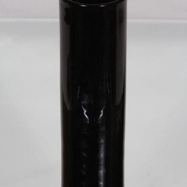 Riihimäen lasi 1400 maljakko, musta, suunnittelija Nanny Still,