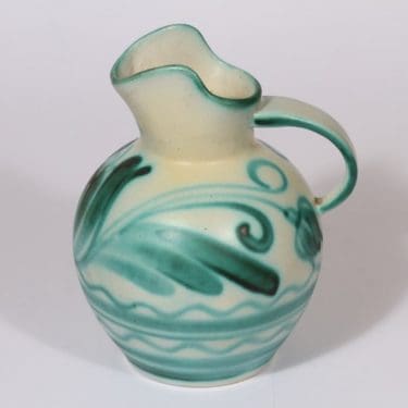 Kupittaan savi 253 kaadin, käsinmaalattu, suunnittelija Helmi Suova, käsinmaalattu, signeerattu