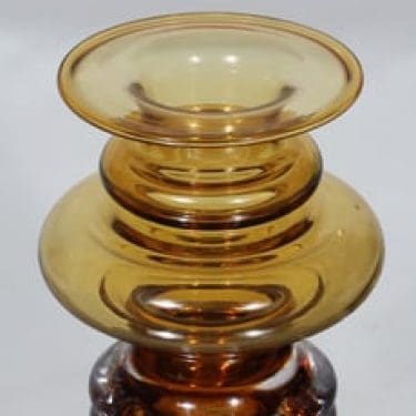 Riihimäen lasi Tornado maljakko, signeerattu, suunnittelija Tamara Aladin, signeerattu