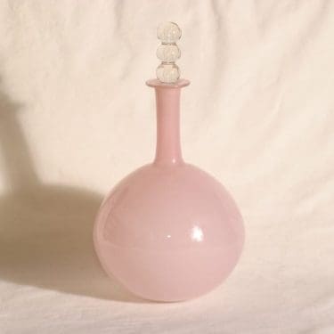 Riihimäen lasi Tzarina lasikarahvi, signeerattu, suunnittelija Nanny Still, signeerattu