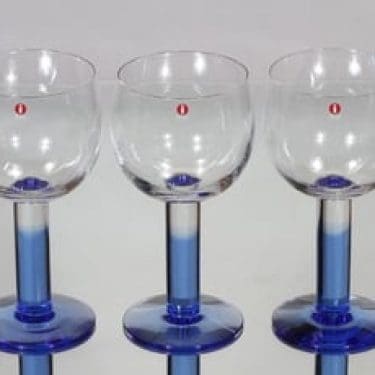 Nuutajärvi Mondo viinilasit, 50 cl, 3 kpl, suunnittelija Kerttu Nurminen, 50 cl, suuri