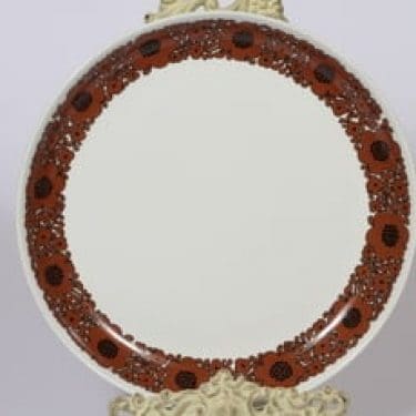 Arabia Suhina vati, ruskea, suunnittelija Raija Uosikkinen, serikuva, retro