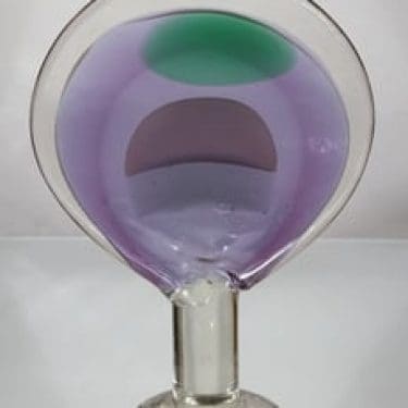 Nuutajärvi taide-esine, Lollipop, suunnittelija Oiva Toikka, Lollipop, suuri, massiivinen