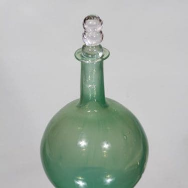Riihimäen lasi Tzarina koristepullo, signeerattu, suunnittelija Nanny Still, signeerattu, pieni
