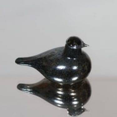 Nuutajärvi koristelintu, Hippiäinen, suunnittelija Oiva Toikka, Hippiäinen, pieni, signeerattu