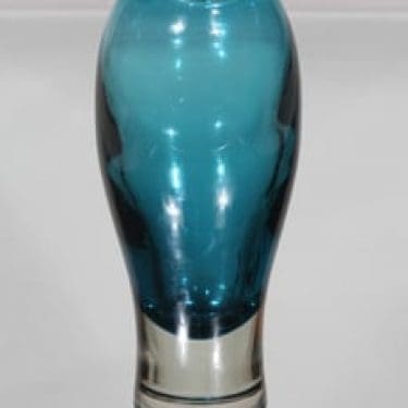 Riihimäen lasi Nimipäivä maljakko, signeerattu, suunnittelija Aimo Okkolin, signeerattu