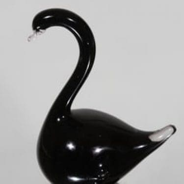 Kumela koriste-esine, joutsen, suunnittelija Armando Jacobino, joutsen, signeerattu