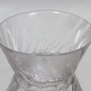 Iittala Kuura kulho, kirkas, suunnittelija Tapio Wirkkala,