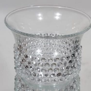 Nuutajärvi Näppyläkulho kulho, kirkas, suunnittelija Saara Hopea,