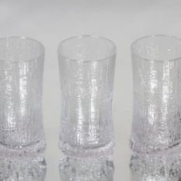Iittala Ultima Thule lasit, 15 cl, 3 kpl, suunnittelija Tapio Wirkkala, 15 cl