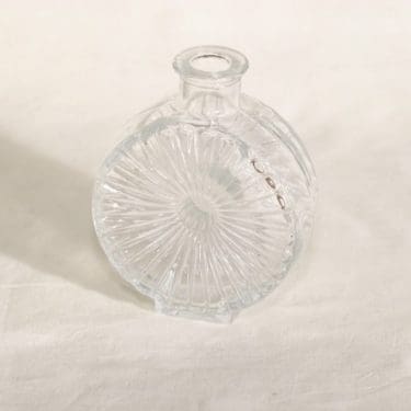 Riihimäen lasi Aurinkopullo koristepullo, kirkas, suunnittelija Helena Tynell, sävy I