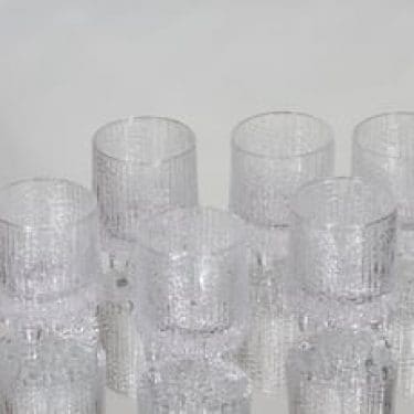 Iittala Ultima Thule snapsilasit, 5 cl, 6 kpl, suunnittelija Tapio Wirkkala, 5 cl
