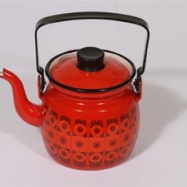 Finel Kehrä kahvipannu, 0.6 l, suunnittelija Raija Uosikkinen, 0.6 l, pieni, serikuva, retro