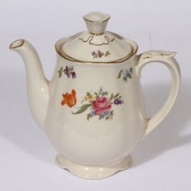 Arabia Kesäkukka kahvikaadin, 1 l, suunnittelija , 1 l, siirtokuva, kukka-aihe