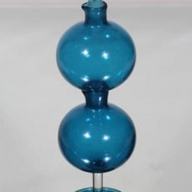 Riihimäen lasi Harlekiini etikka- ja öljykaadin, 2-osainen, suunnittelija Nanny Still, 2-osainen