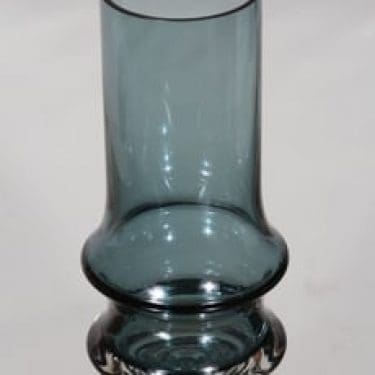 Riihimäen lasi Reimari maljakko, harmaa, suunnittelija Tamara Aladin,