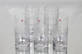 Iittala Niva lasit, 30 cl, 5 kpl, suunnittelija Tapio Wirkkala, 30 cl
