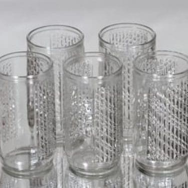 Riihimäen lasi Flindari juomalasit, 30 cl, 5 kpl, suunnittelija Nanny Still, 30 cl