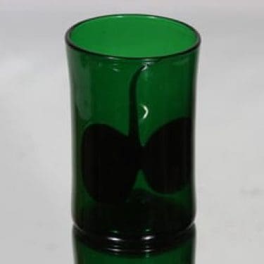 Nuutajärvi maljakko, signeerattu, suunnittelija Heikki Orvola, signeerattu, pieni