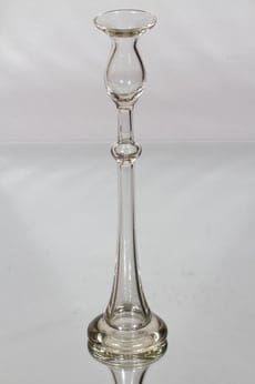 Kumela 351 kynttilänjalka, kirkas, suunnittelija Sirkku Kumela-Lehtonen, suuri