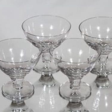 Nuutajärvi GN 46 cocktail-lasit, 10 cl, 4 kpl, suunnittelija Gunnel Nyman, 10 cl