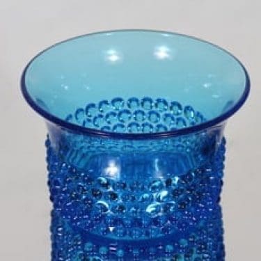 Nuutajärvi Näppyläkulho kulho, turkoosi, suunnittelija Saara Hopea,