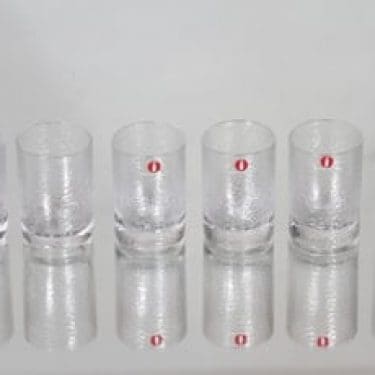 Iittala Mini snapsilasit, 4 cl, 6 kpl, suunnittelija Tapio Wirkkala, 4 cl