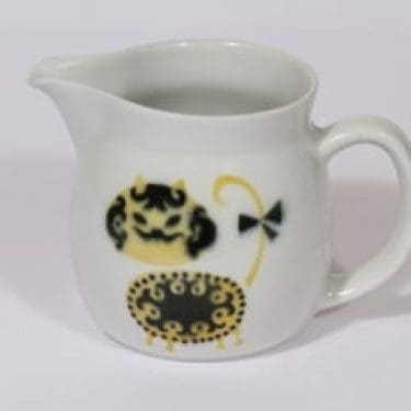 Arabia Kissa kaadin, 0.5 l, suunnittelija Raija Uosikkinen, 0.5 l, pieni, puhalluskoriste