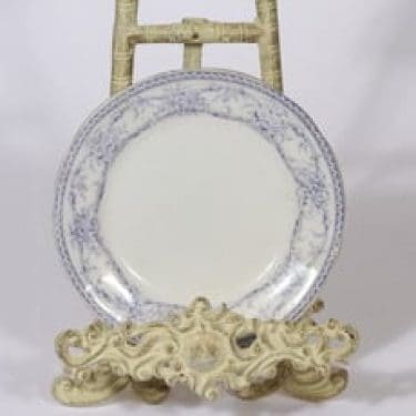 Arabia Iris lautanen, sininen, suunnittelija , pieni, kuparipainokoriste