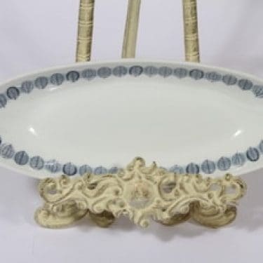 Arabia Linnea sillivati, suunnittelija Raija Uosikkinen, pieni, serikuva, soikea