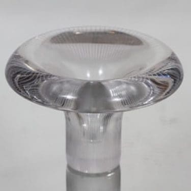 Iittala Tatti taide-esine, viivahiottu, suunnittelija Tapio Wirkkala, viivahiottu, signeerattu