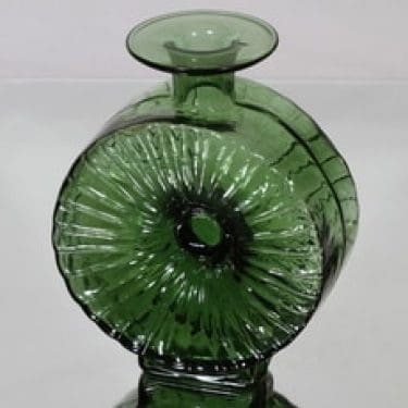 Riihimäen lasi Aurinkopullo koristepullo, koko ¾, suunnittelija Helena Tynell, koko ¾