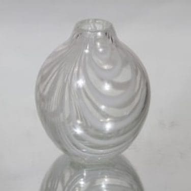 Kumela maljakko, signeerattu, suunnittelija Maija Carlson, signeerattu, pieni, filigraani